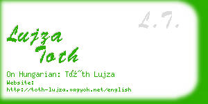 lujza toth business card